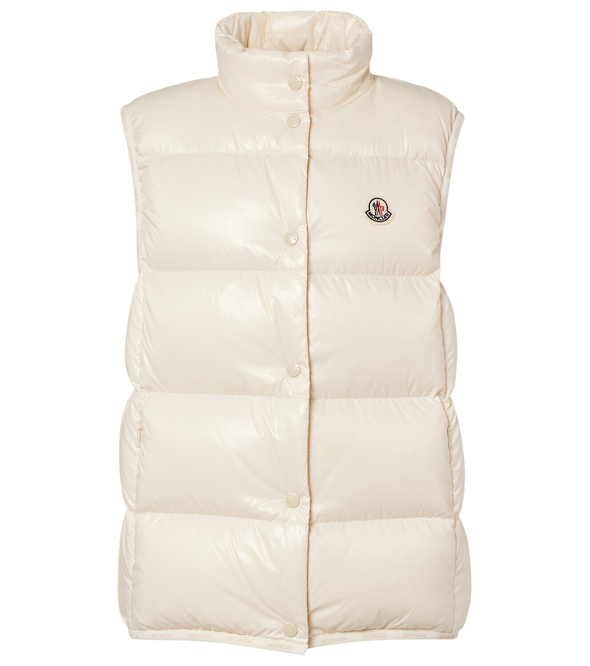 Moncler Ghany Quilted Shell Gilet Pink Moncler
