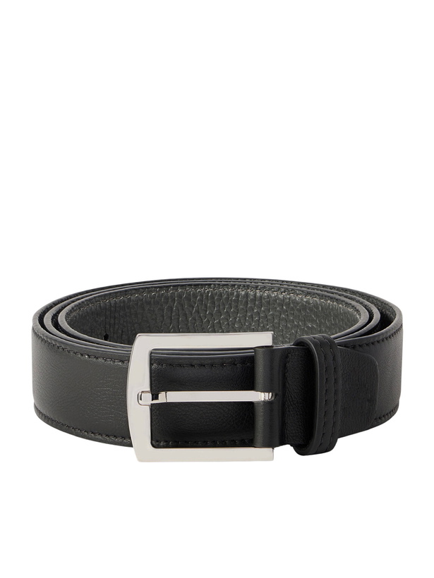 Photo: Kiton - 3.5cm Leather Belt