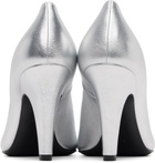ALAÏA Silver Cone Heels