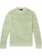 Alanui - Cotton-Blend Bouclé Sweater - Green
