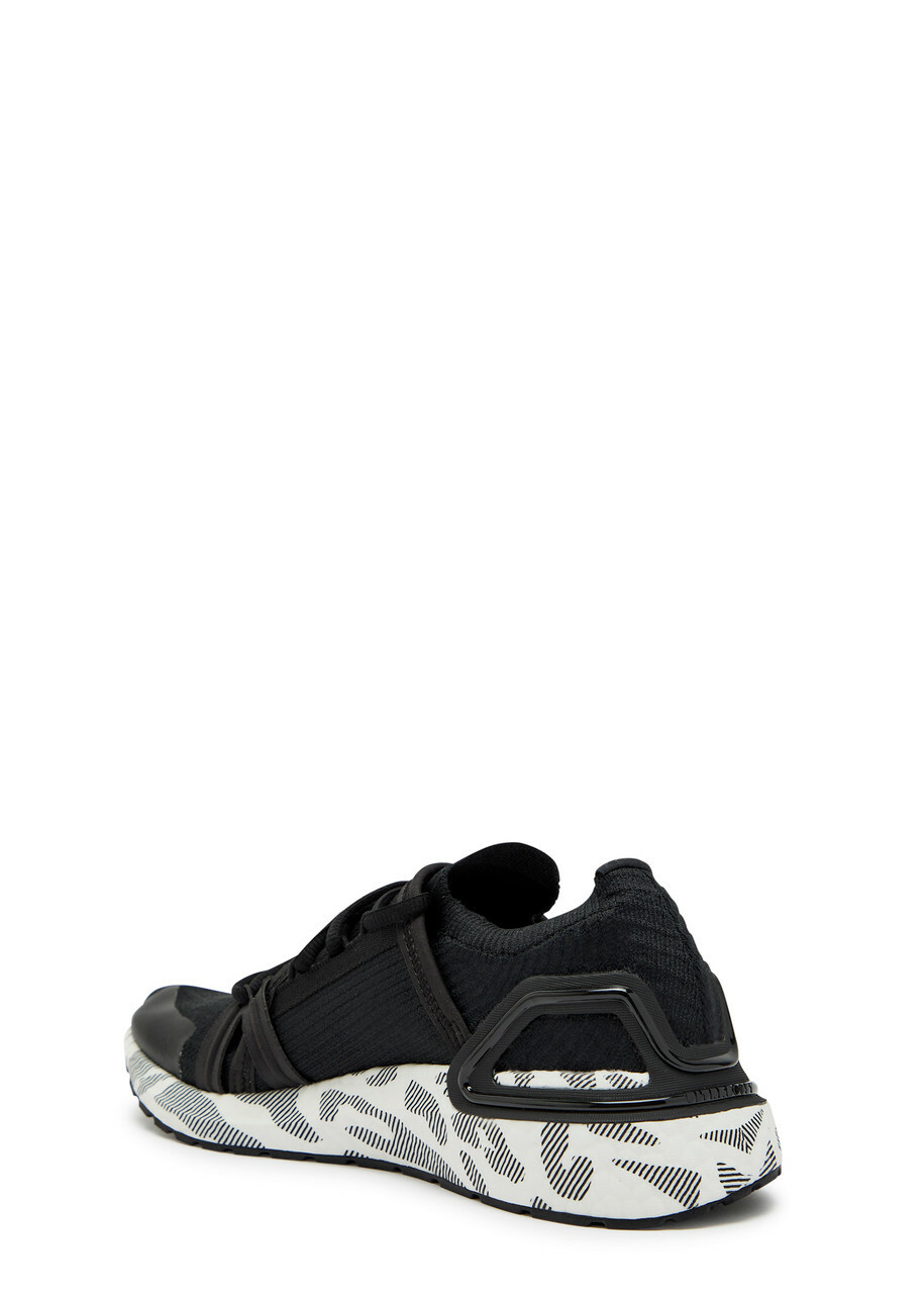 Adidas X Stella Mccartney Ultraboost Dna Mesh-knit Sneakers Black And White