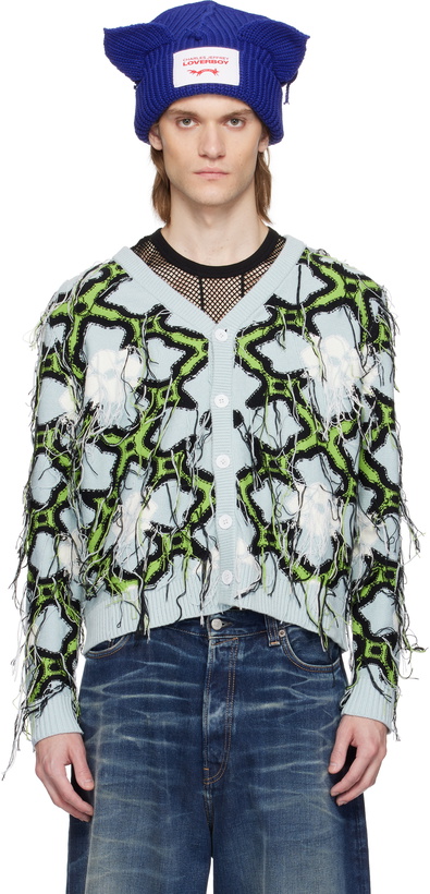 Photo: Charles Jeffrey LOVERBOY Blue Guddle Cardigan