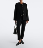 Jardin des Orangers Knitted wool and cashmere bodysuit