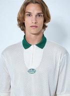 Metalwood Quarter Zip Jersey Polo Shirt