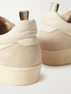 Officine Creative - Kombined Suede-Trimmed Leather Sneakers - White