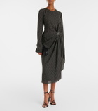 Tom Ford Polka-dot silk midi dress
