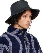 Gramicci Black F/CE. Edition Quilted Bucket Hat