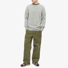 Country Of Origin Men's Supersoft Seamless Crew Knit in Silver Grey