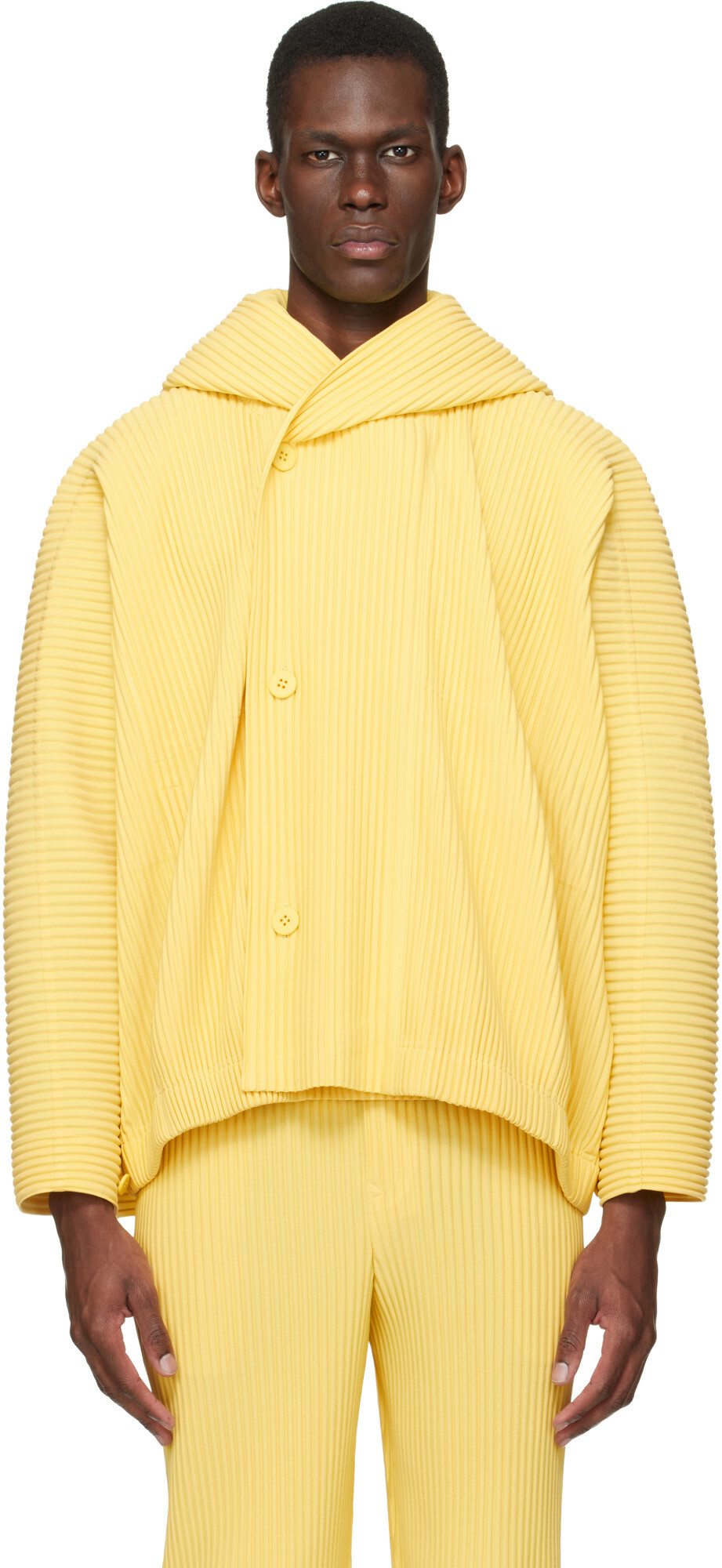 HOMME PLISSÉ ISSEY MIYAKE Black Monthly Color February Jacket