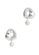 Agmes X Simone Bodmer-Turner Sandra Large Sterling Silver Drop Earrings - One Size