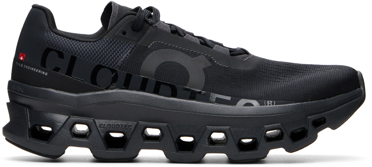 On Black Cloudmonster Sneakers