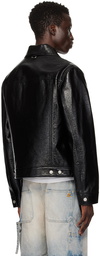 Courrèges Black Trucker Jacket