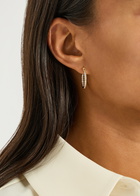 Crystal Haze Mini Serena 18kt Gold-plated Hoop Earrings - White - One Size