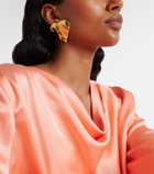 Ysso Eros 24kt gold-plated earrings