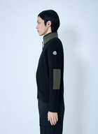 Moncler High-Neck Zip-Up Cardigan