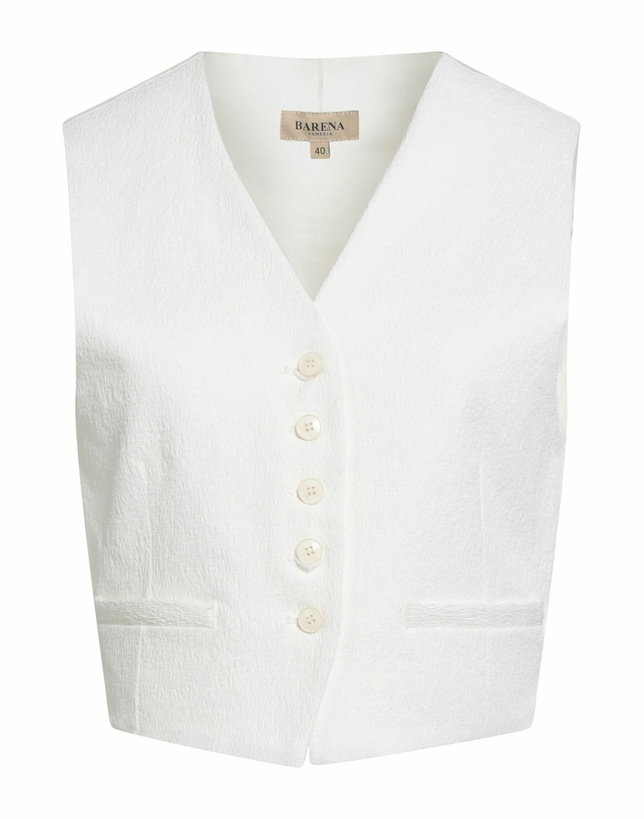 Photo: Barena Womens Tailored Vest in White