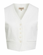 Barena Womens Tailored Vest in White