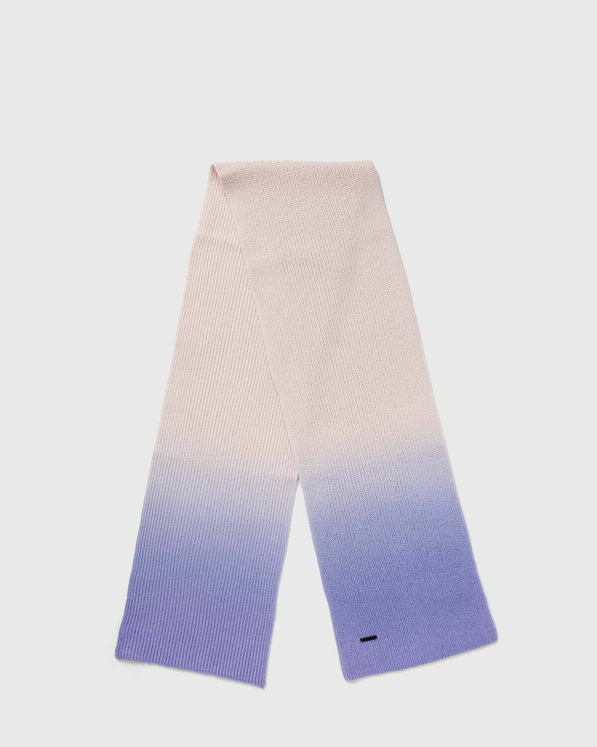 Jw Anderson Gradient Scarf Purple Scarves