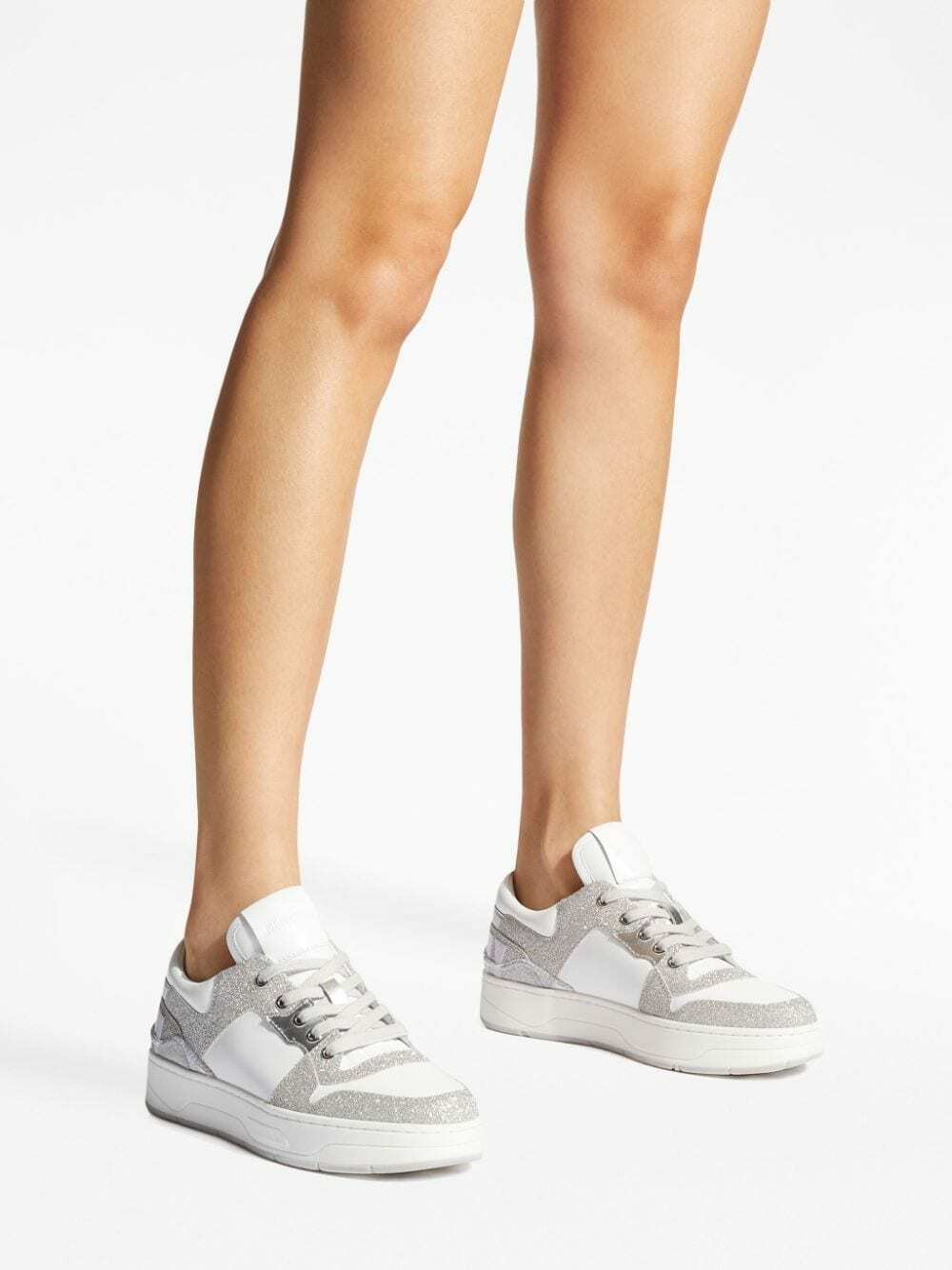 JIMMY CHOO - Florent/f Leather Sneakers Jimmy Choo