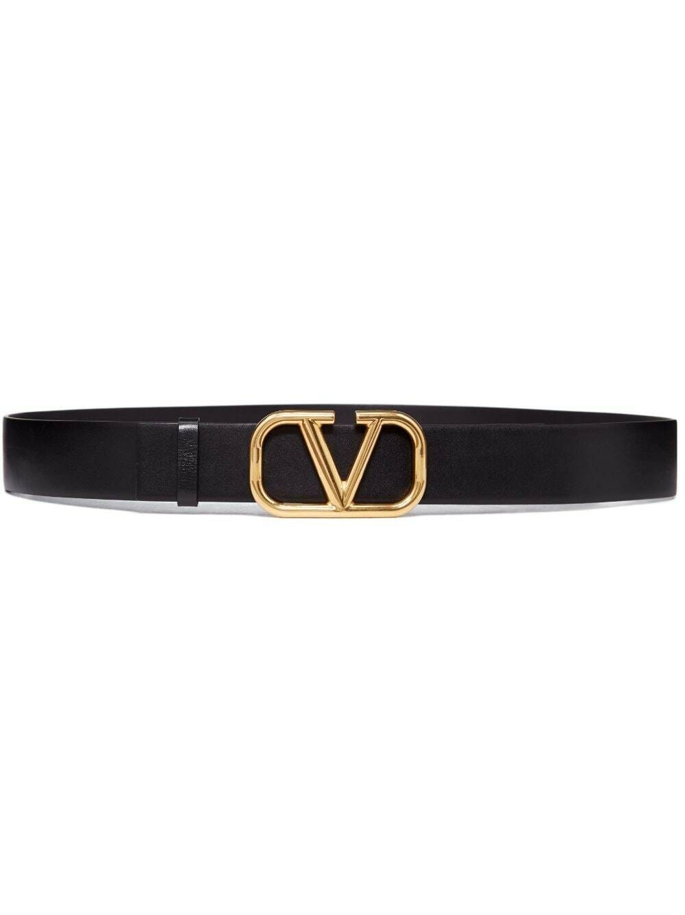 VALENTINO GARAVANI VLogo 3cm Leather Belt for Men