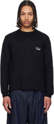 Comme des Garçons Homme Black Pocket LS T-shirt