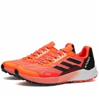 Adidas Men's Terrex Agravic Flow 2 Sneakers in Impact Orange/Core Black/Coral Fusion