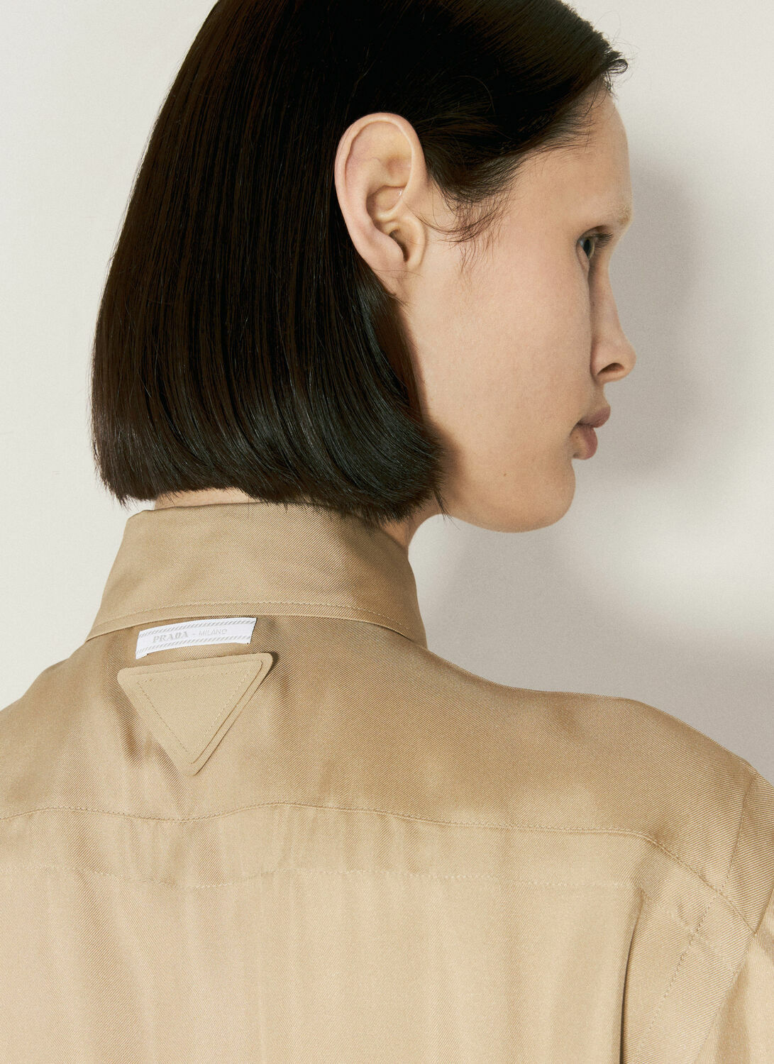 Prada Ombre Silk Shirt