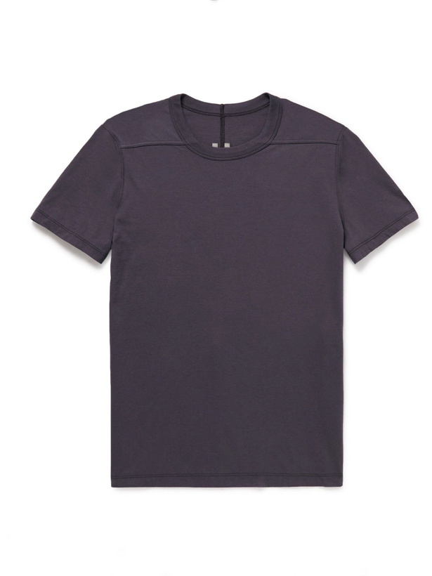 Photo: Rick Owens - Level Organic Cotton-Jersey T-shirt - Purple