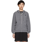 McQ Alexander McQueen Grey Classic Zip Hoodie