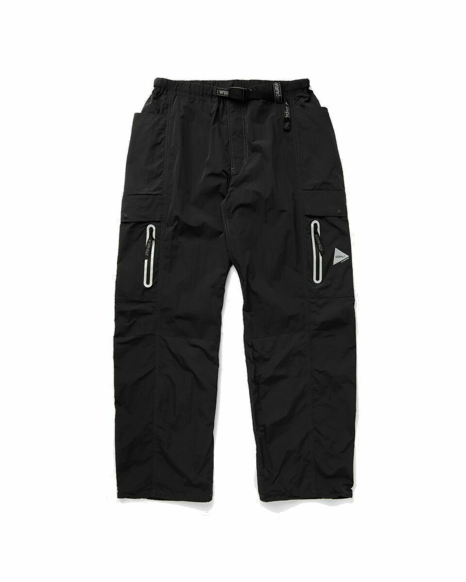 Photo: Gramicci X And Wander Patchwork Wind Pant Black - Mens - Cargo Pants