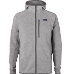 Patagonia - Performance Better Sweater Jersey-Panelled Fleece-Back Textured-Knit Zip-Up Hoodie - Gray