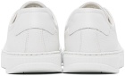 Ferragamo White Low Cut Sneakers