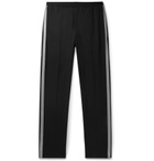 Helmut Lang - Reflective-Trimmed Stretch-Wool Trousers - Men - Black