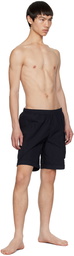 C.P. Company Blue Garment-Dyed Swim Shorts