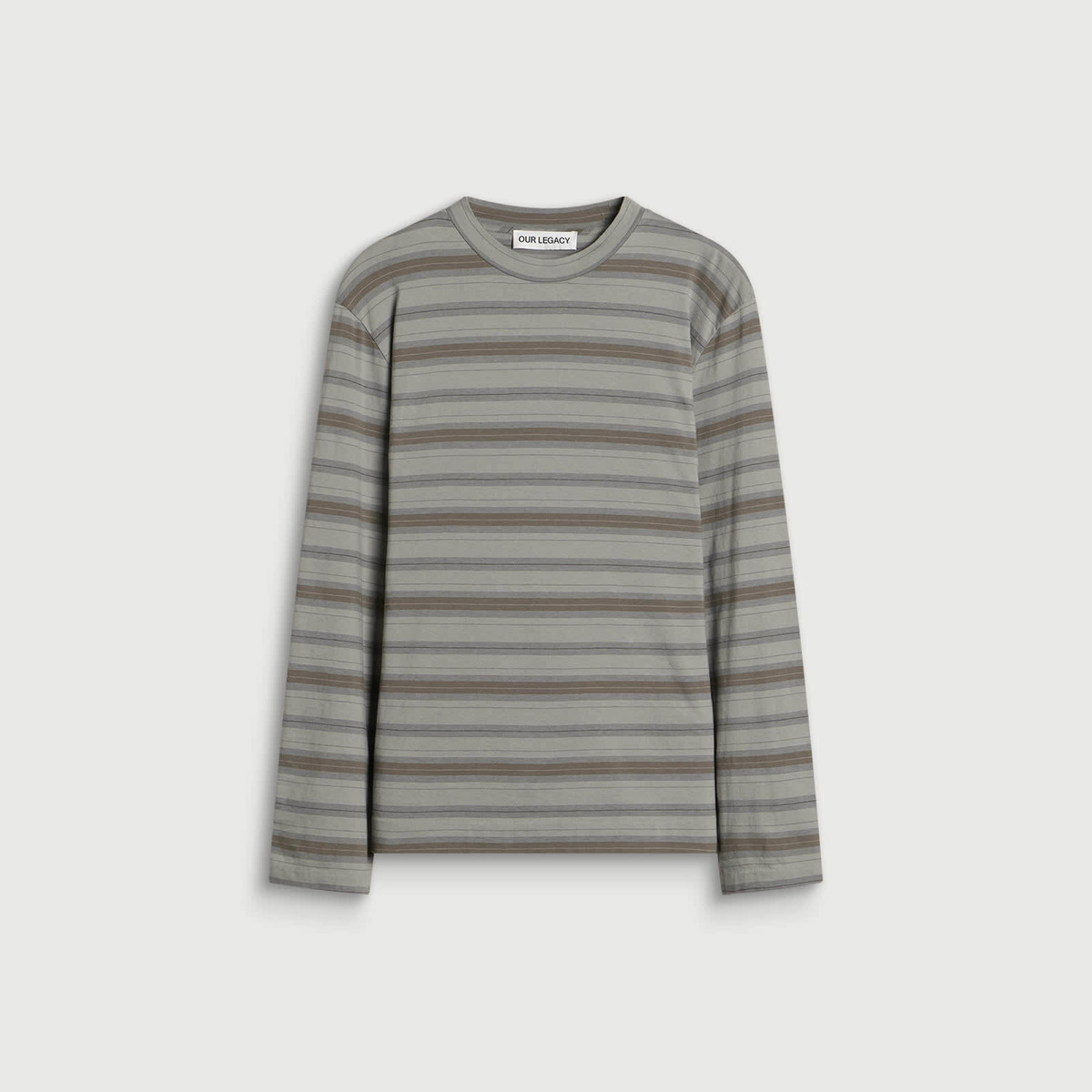 Our Legacy Men's Stripe Box Long Sleeve Top in Specture