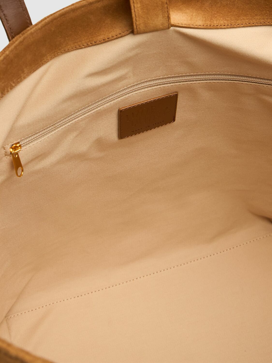 LITTLE LIFFNER Sprout Suede Tote Bag