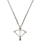 Balenciaga Silver Sagittarius Necklace