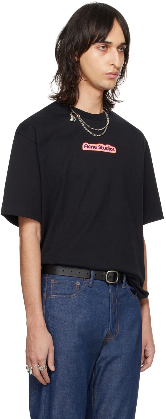 Acne Studios Black Patch T-Shirt Acne Studios