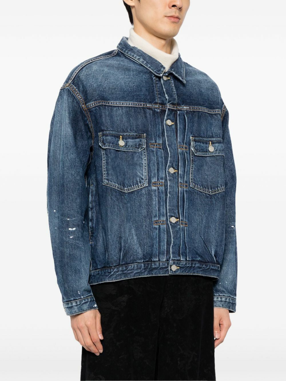 Visvim Distressed Denim Jacket Visvim