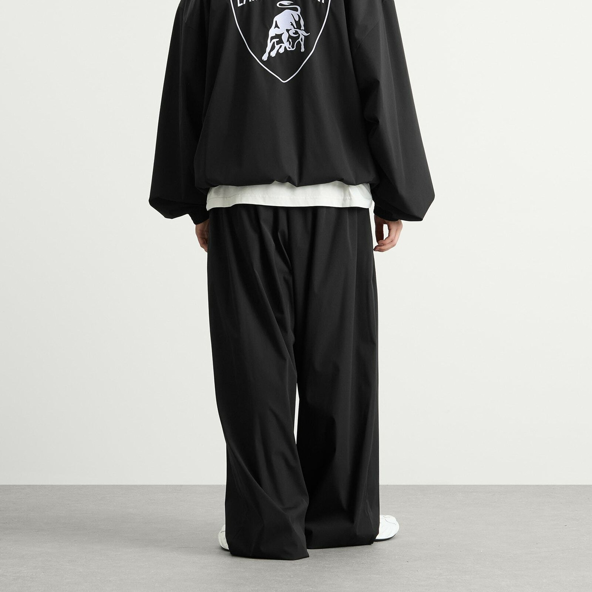 Balenciaga Men's Automobili Lamborghini Tracksuit Pants in Black