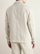 Mr P. - Linen Overshirt - Neutrals