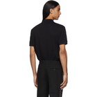 Alexander McQueen Black Embroidered Skull Polo