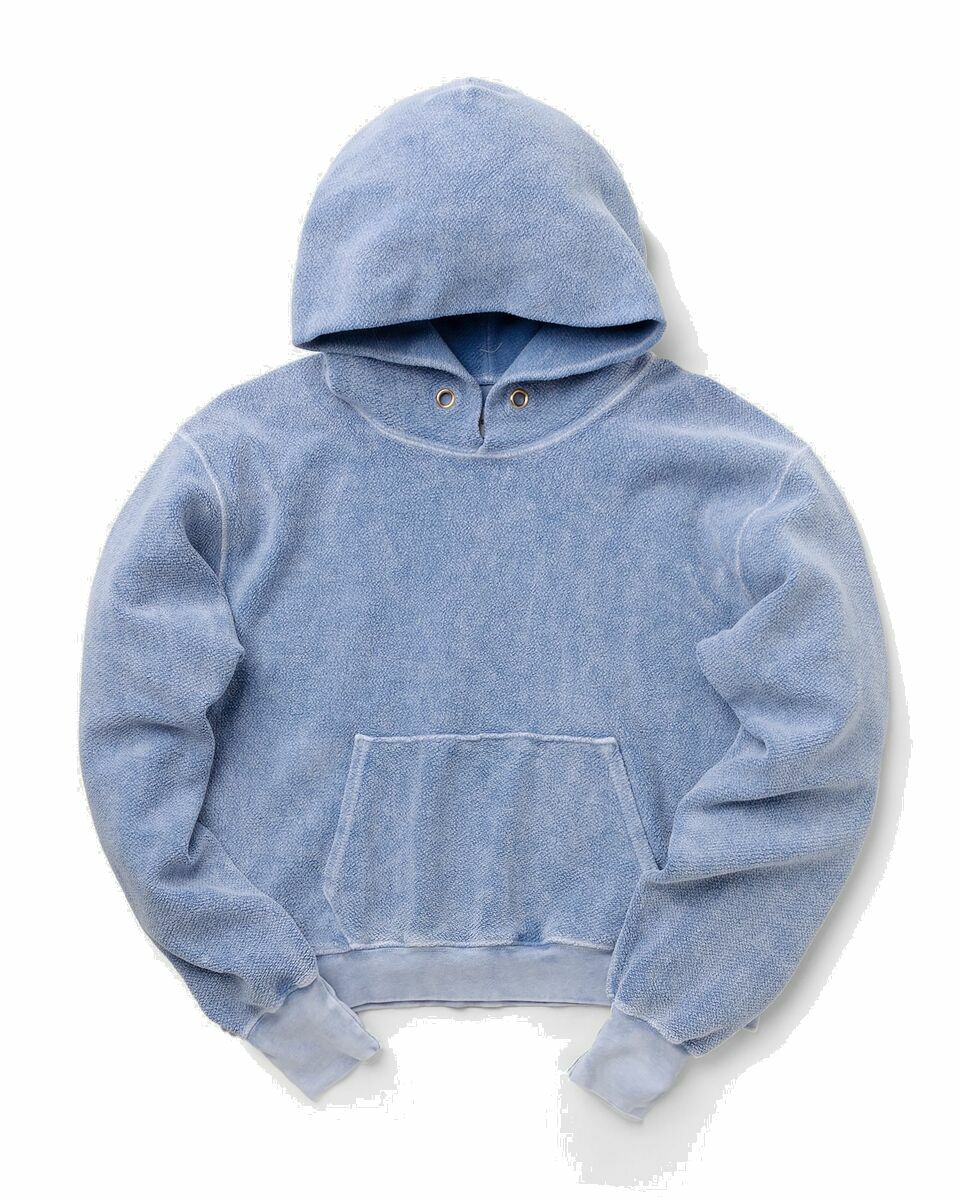 Photo: Les Tien Crop Hoodie Blue - Womens - Hoodies