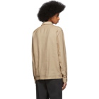 Schnaydermans Beige Zipshirt Structure Jacket