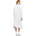 Enfold White Flare Hem Shirt Dress