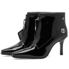 Timberland Women's x Veneda Carter Front Zip Heel Boot in Black Patent