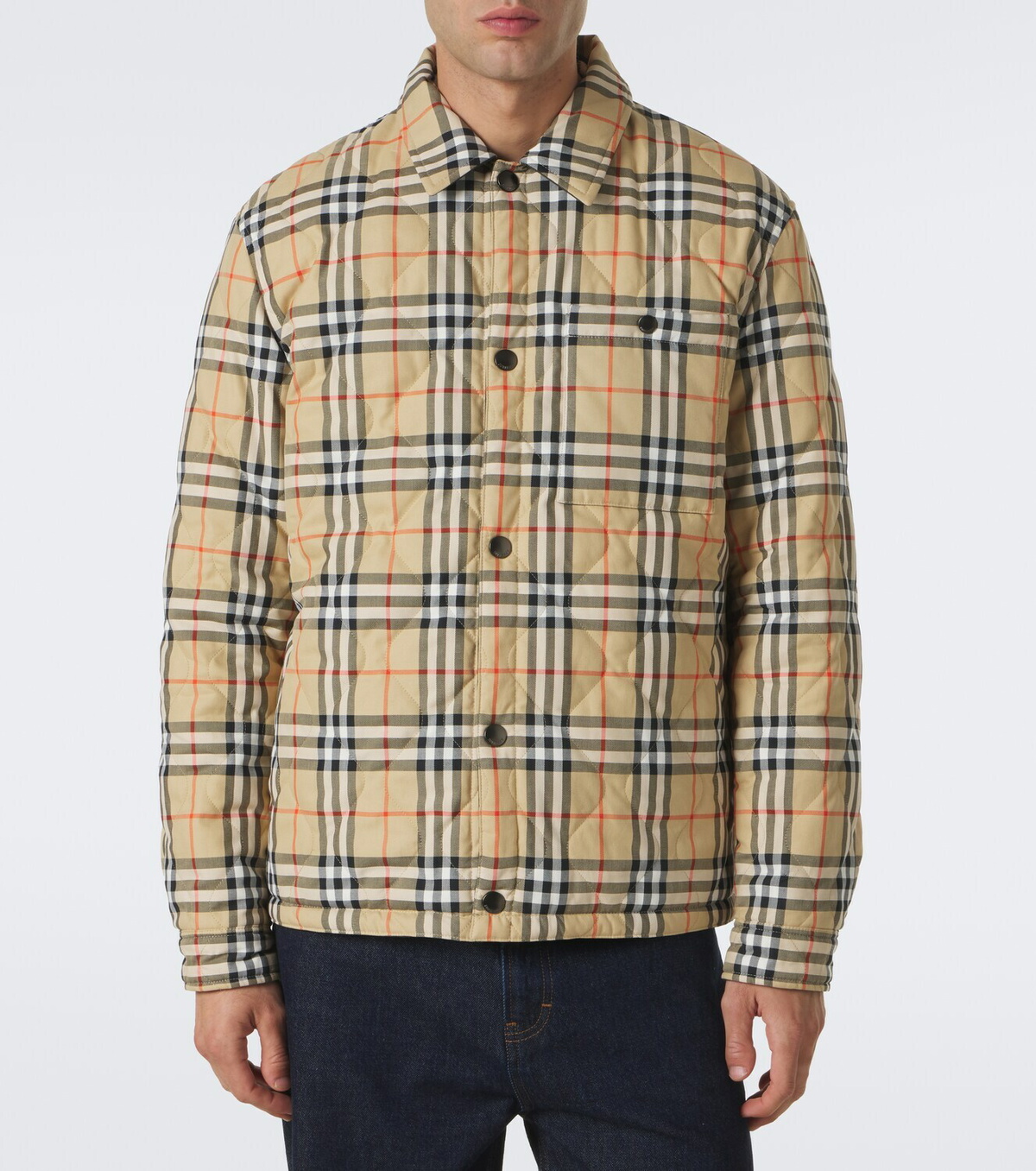 Burberry Brighton Burberry Check reversible overshirt