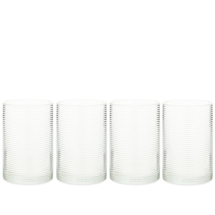 Photo: The Conran Shop Ribbed High Ball - Set of 4 in Clear