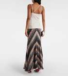 Missoni Knitted cotton-blend tank top