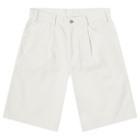 thisisneverthat Men's Overdyed Corduroy Short in Off White